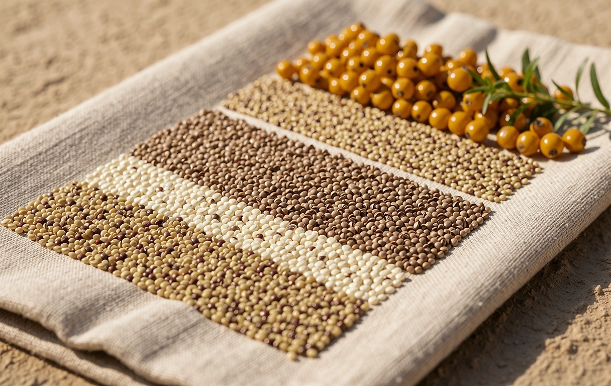 Textura de superalimentos peruanos